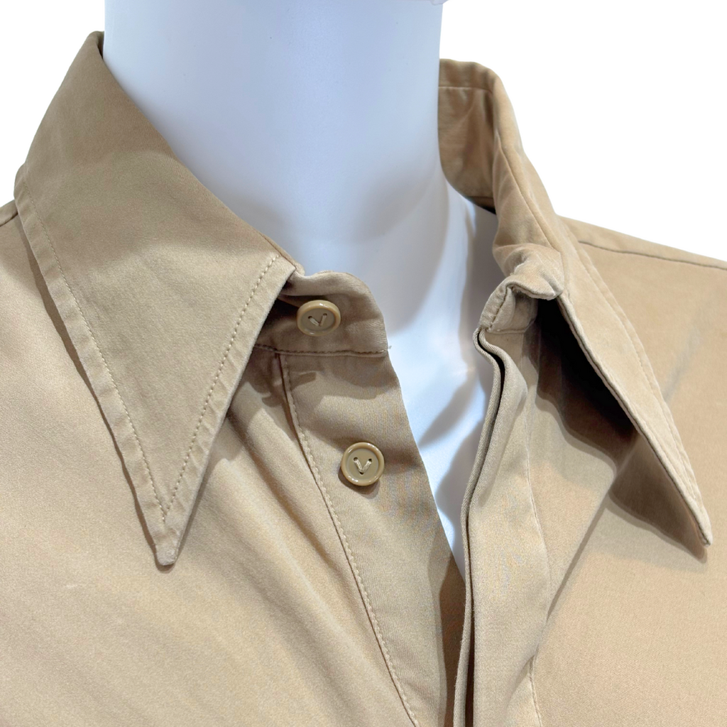 Bottega Veneta Brown Washed Cotton Dress, 36