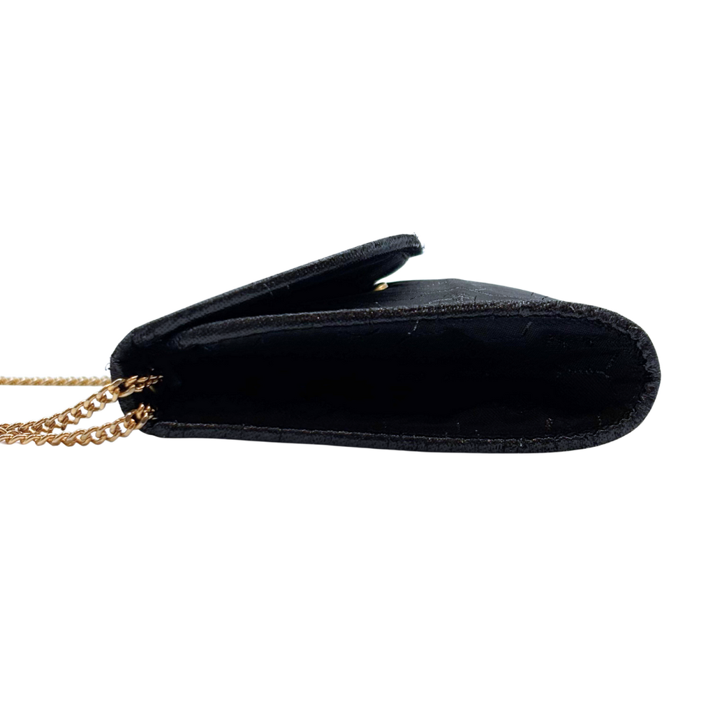 Christian Dior Black Canvas Logo Crossbody