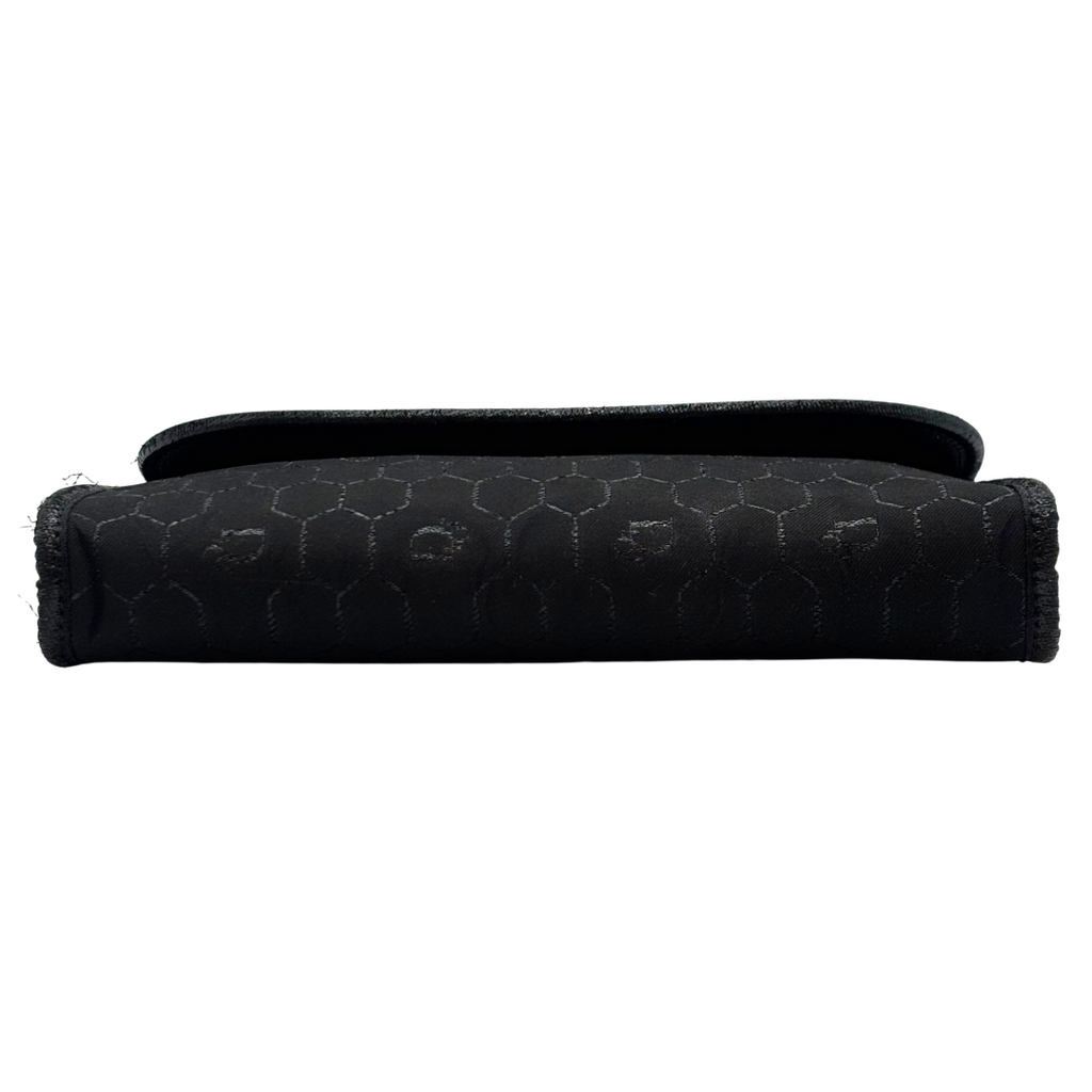 Christian Dior Black Canvas Logo Crossbody