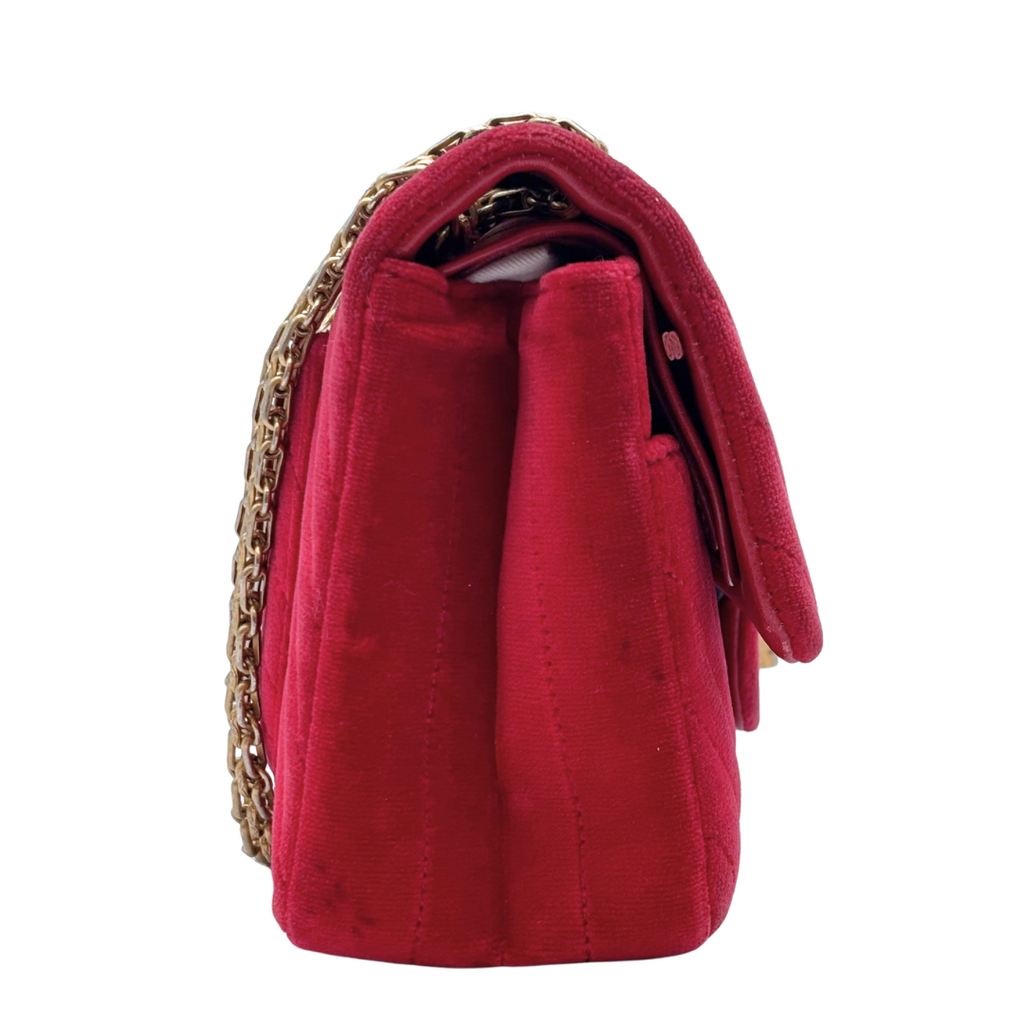 Chanel Red Velvet 2.55 Reissue