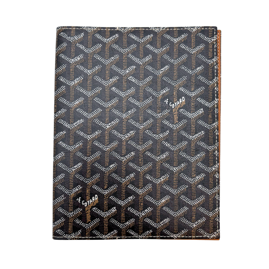 Goyard Black Goyardine Book Cover