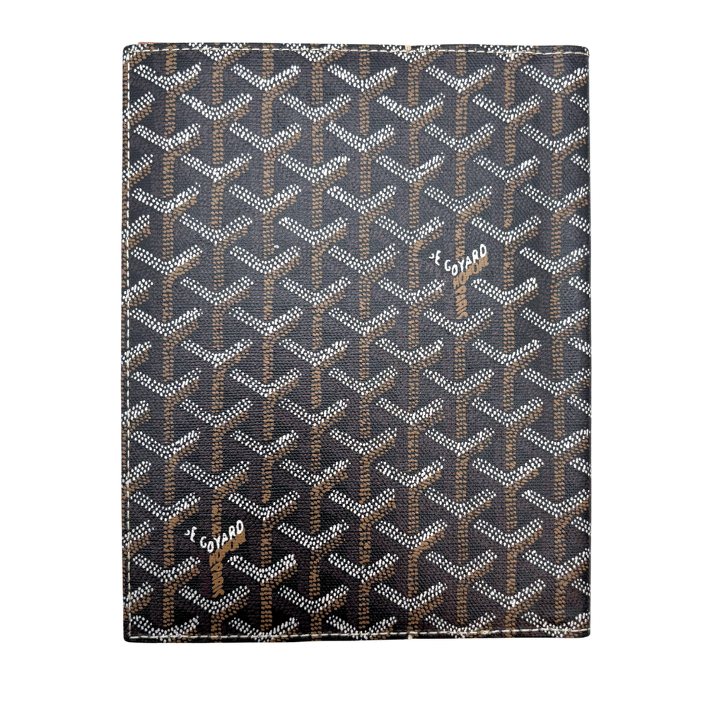 Goyard Black Goyardine Book Cover