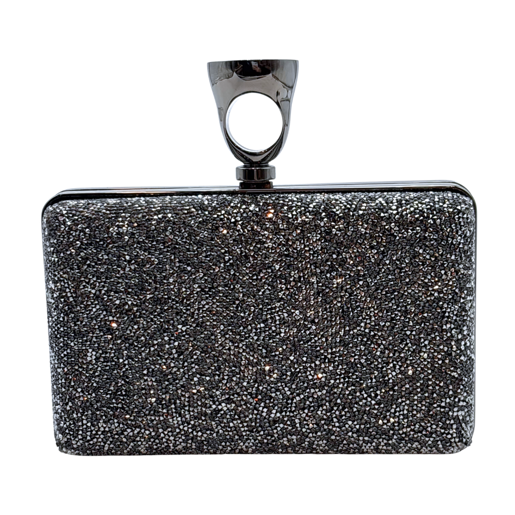 Tom Ford Micro Crystal Glass Ring Top Clutch (NWT)