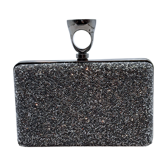 Tom Ford Micro Crystal Glass Ring Top Clutch (NWT)