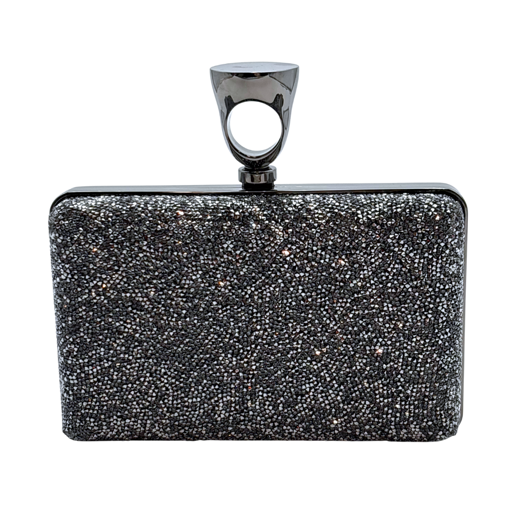 Tom Ford Micro Crystal Glass Ring Top Clutch (NWT)