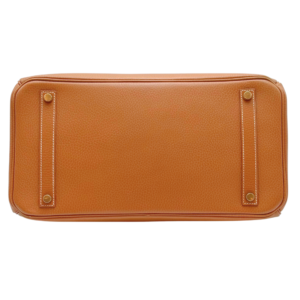 Hermès Birkin Natural Gold Le Tournay 35CM Gold HW (1996)