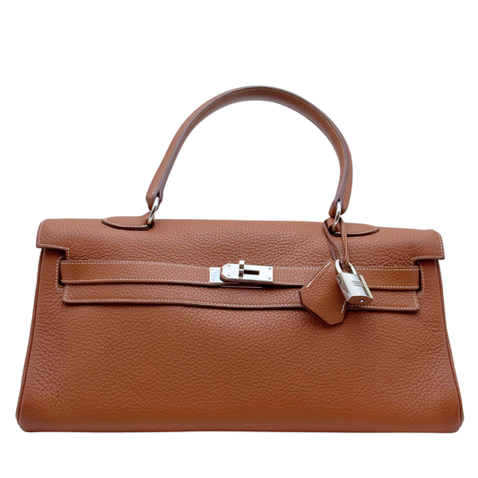 Hermès Shoulder Kelly Gold Togo Palladium HW