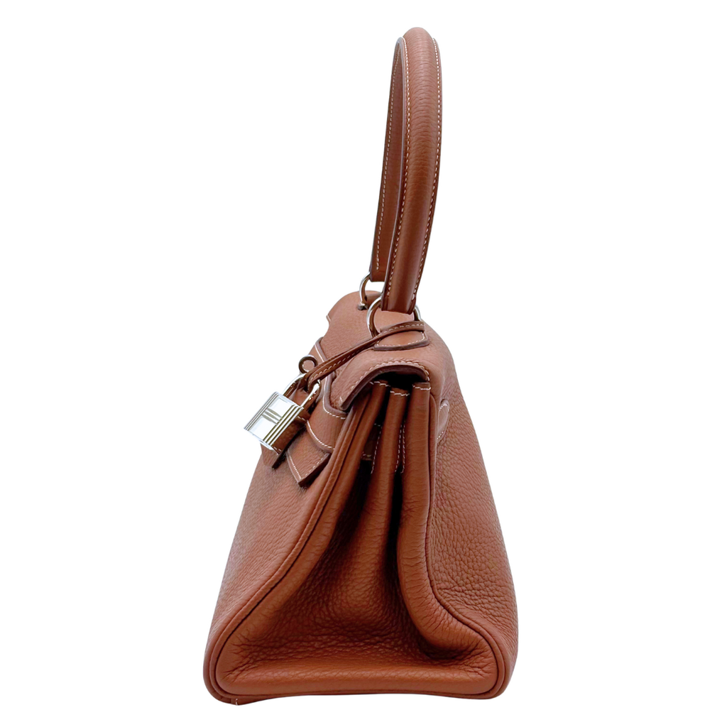 Hermès Shoulder Kelly Gold Togo Palladium HW