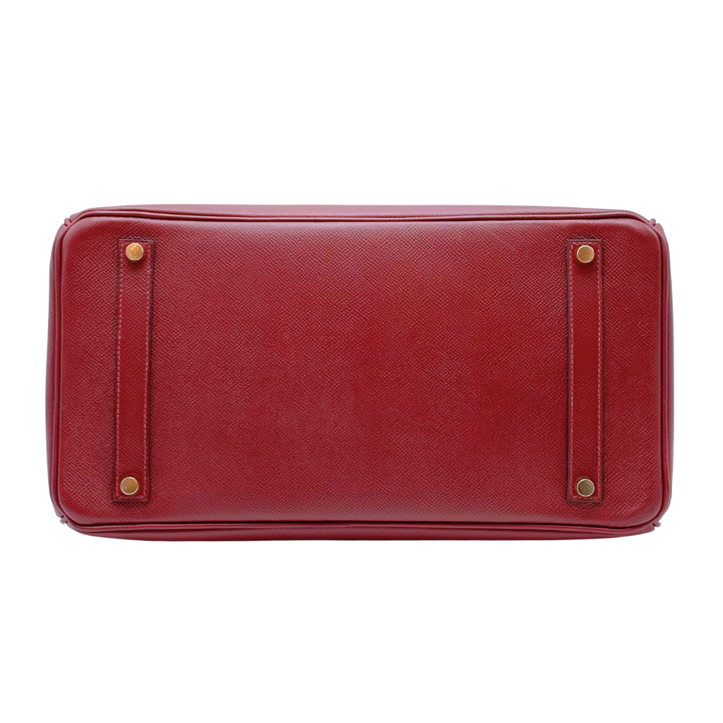 Hermès Birkin Rouge H Epsom 35CM Gold HW (2002)
