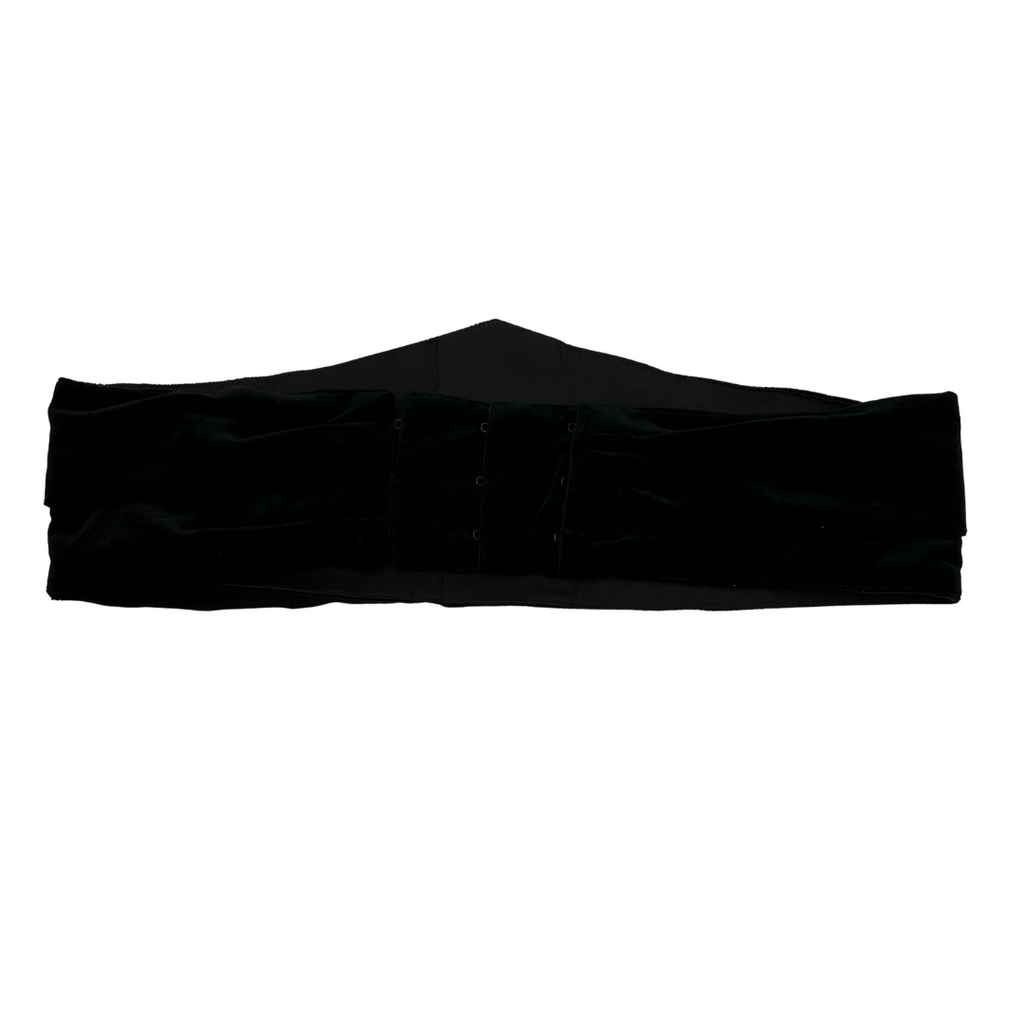 Chloe Black Velvet Three Hook Belt 80CM