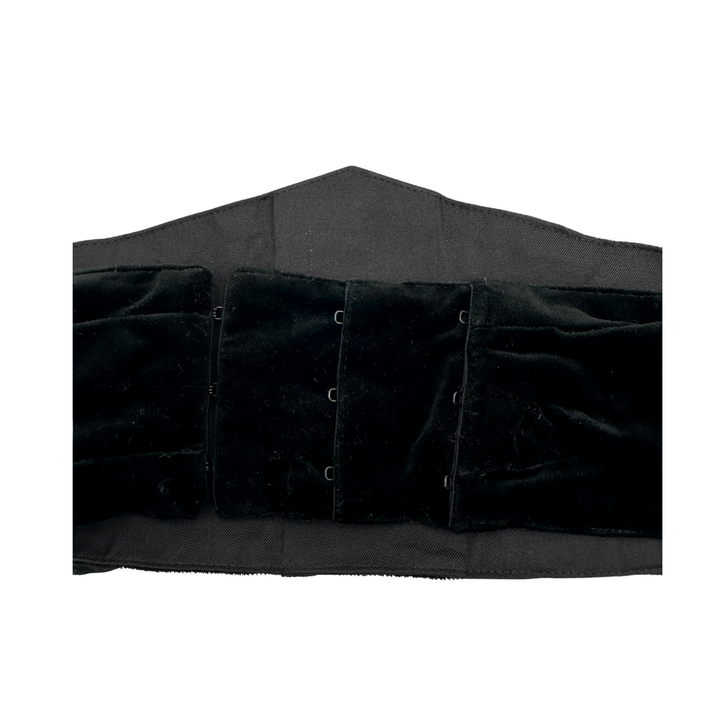 Chloe Black Velvet Three Hook Belt 80CM