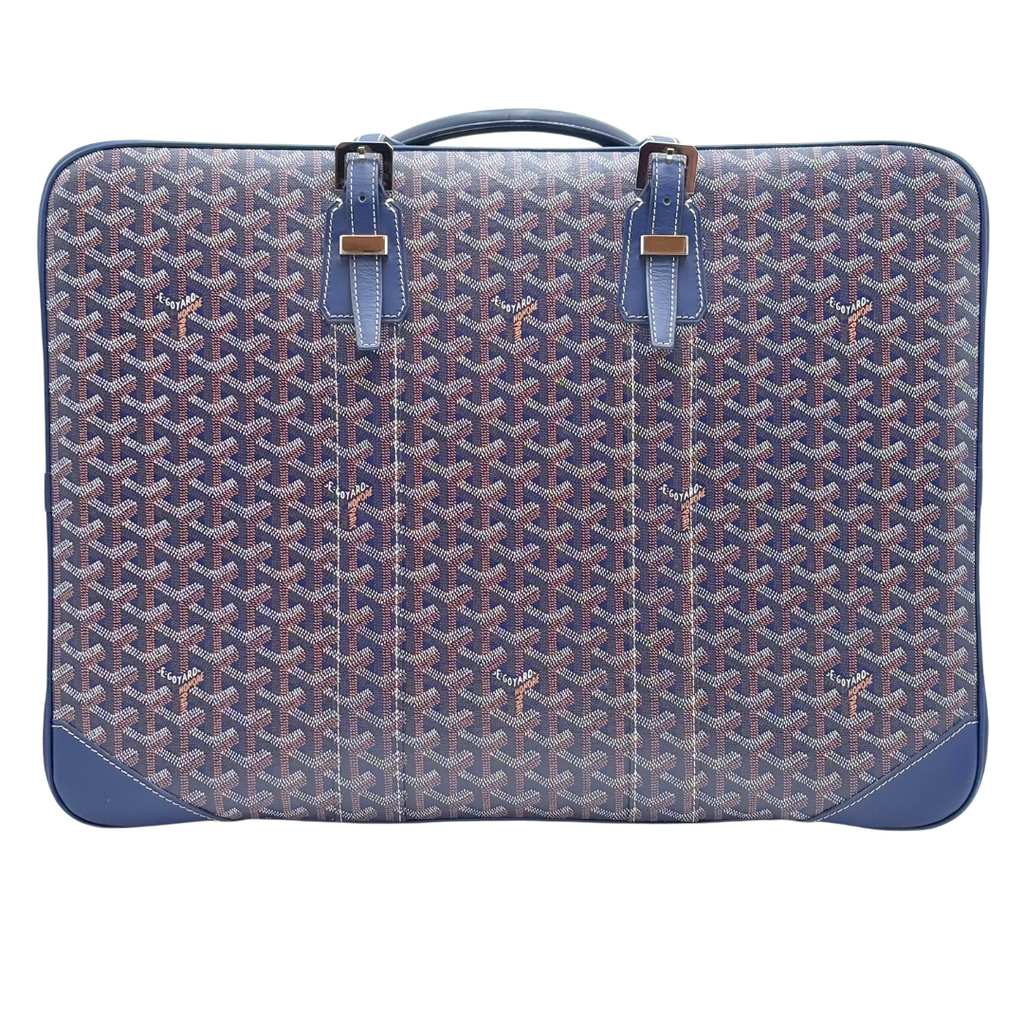 Goyard Navy Majordome Soft Suitcase