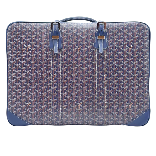 Goyard Navy Majordome Soft Suitcase