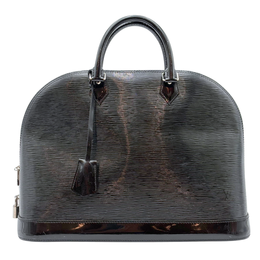 Louis Vuitton Black Epi Alma GM Bag