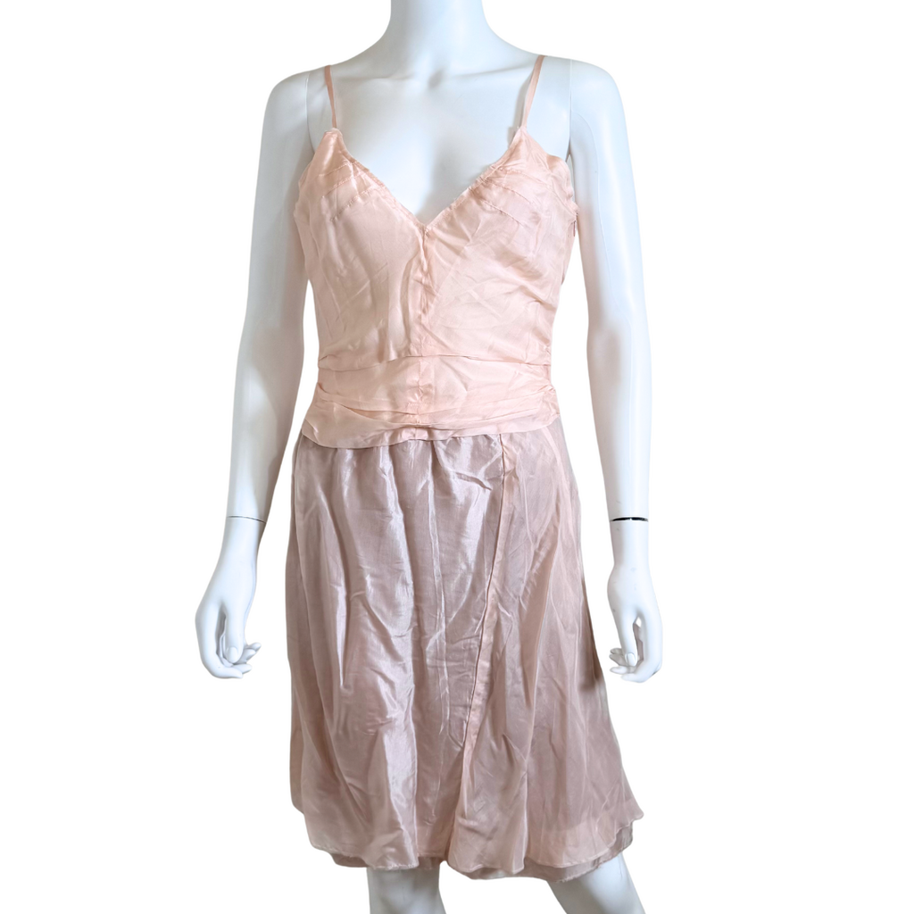 Miu Miu VINTAGE 2000S SILK BLEND SLIP DRESS, 38
