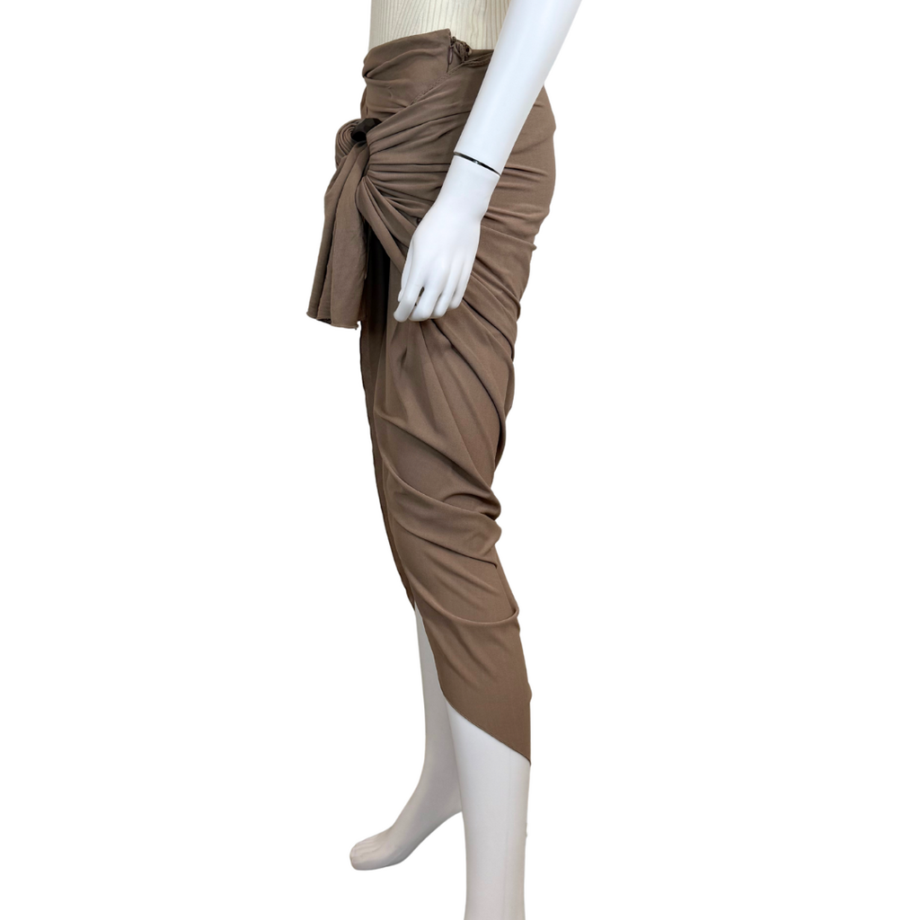 Jean Paul Gaultier 2000's Wrap Skirt / Wood Hook, 4