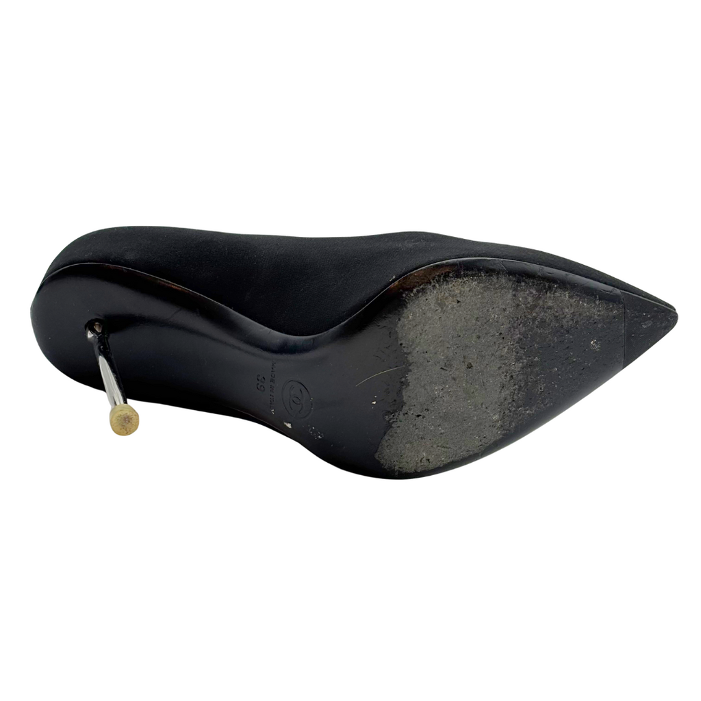 Chanel Black Sewing Needle Pump (2014)