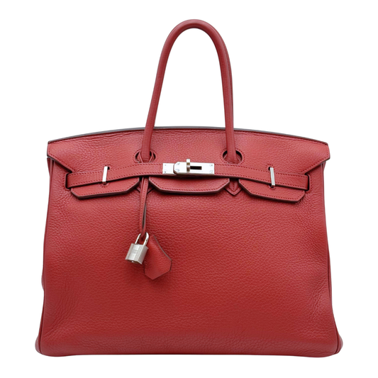 Hermès Birkin Brique Clemence 35CM Palladium HW (2009)