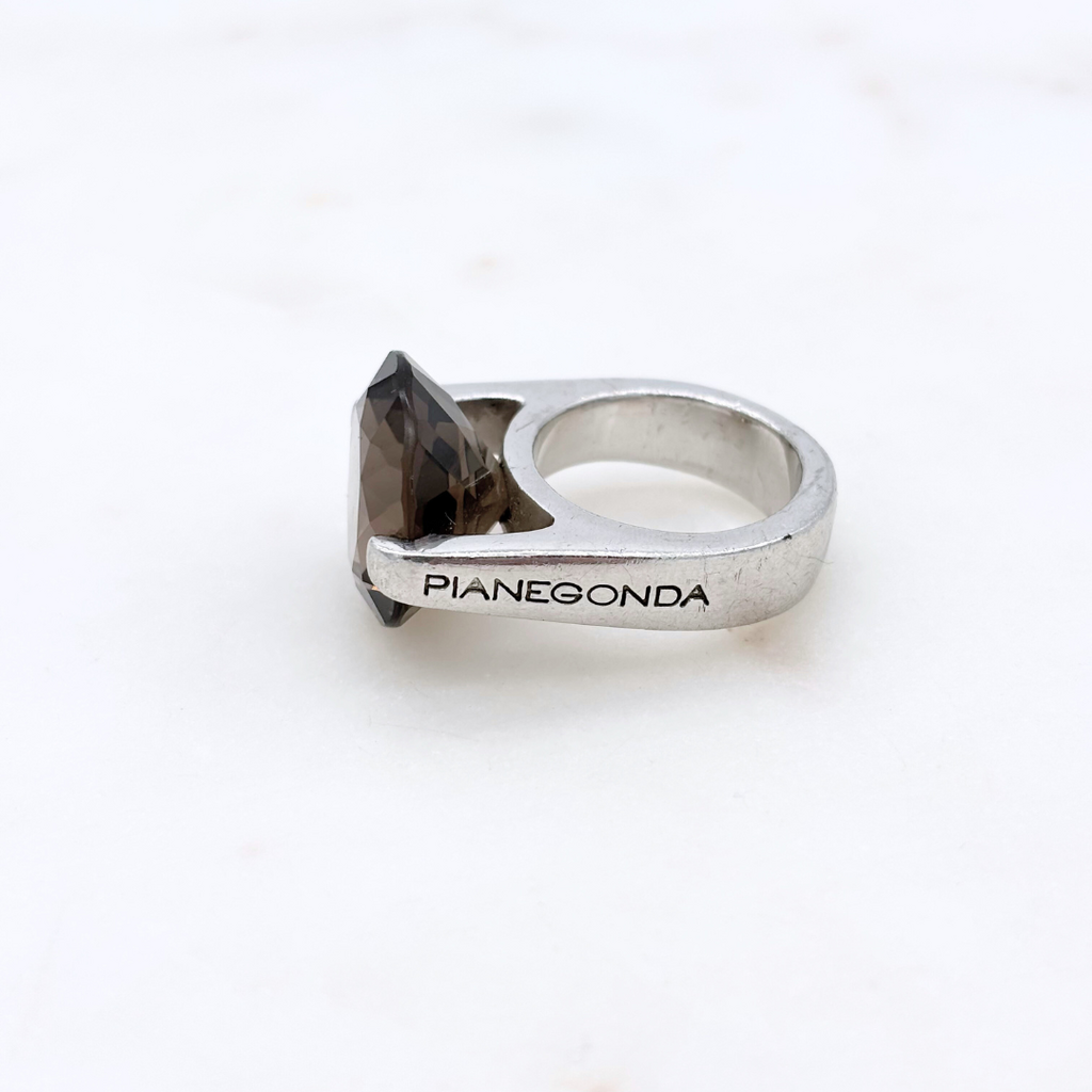 Pianegonda Silver & Quartz Pianegonda Ring
