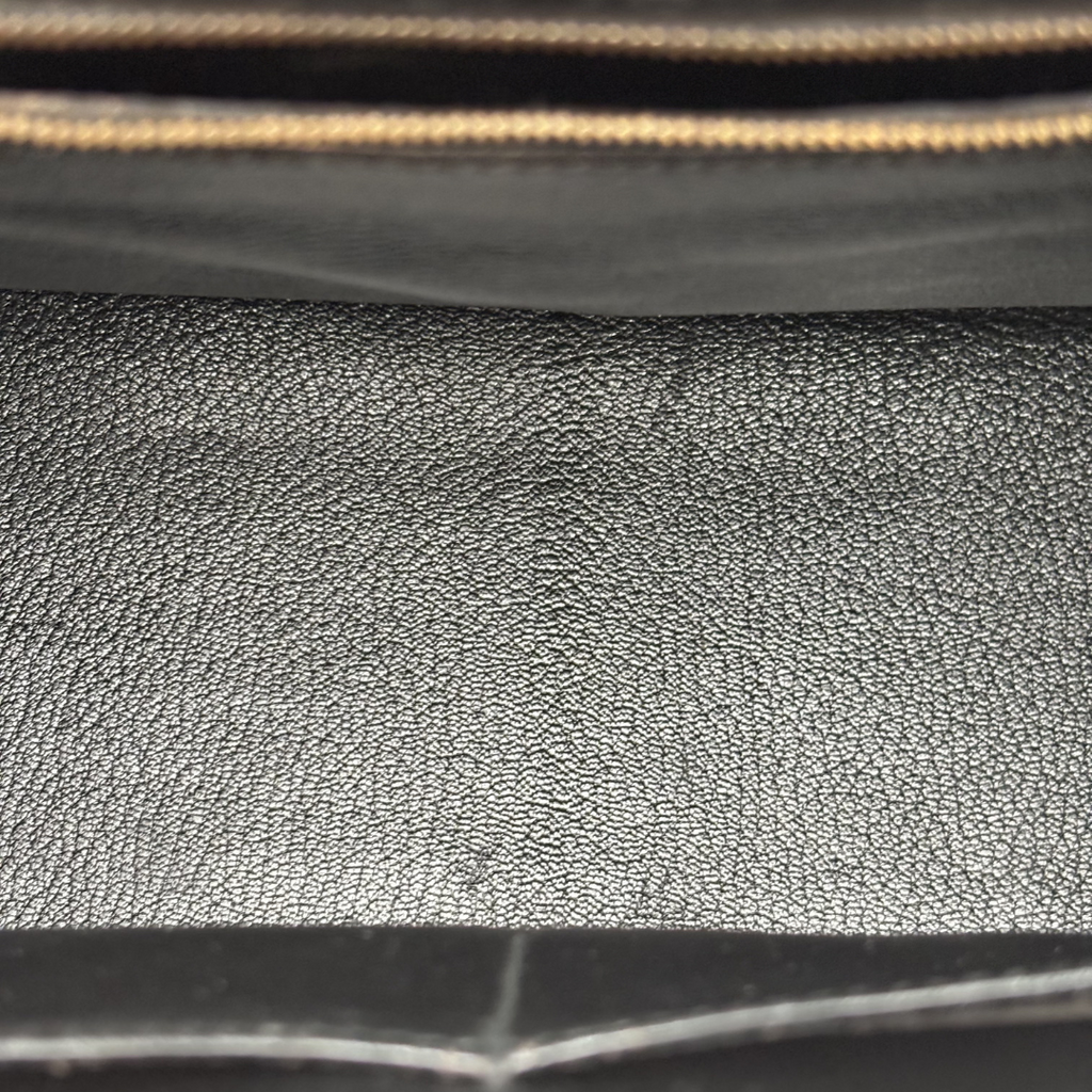 Hermès Kelly Black Box Calf 28CM Gold HW