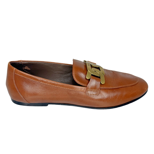 Brown Leather Loafers
