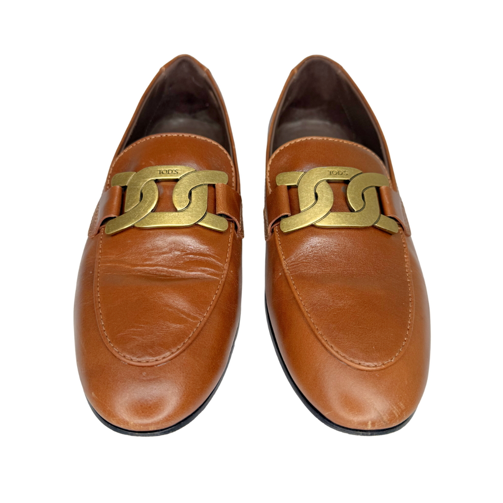 Brown Leather Loafers