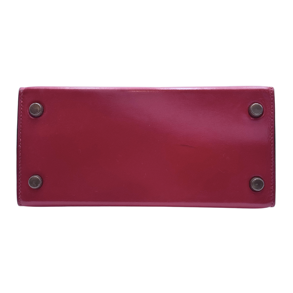 Hermès Kelly Red Box Calf Mini Gold HW (1989)