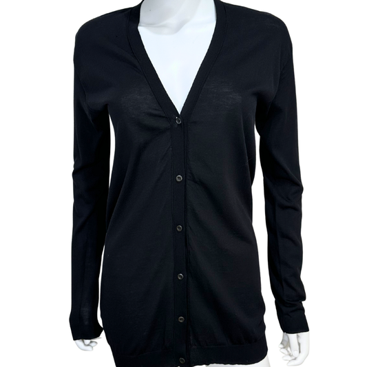 2013 Cotton/Silk Knit Cardigan (As Is: Small Hole Mend Front Right), 40