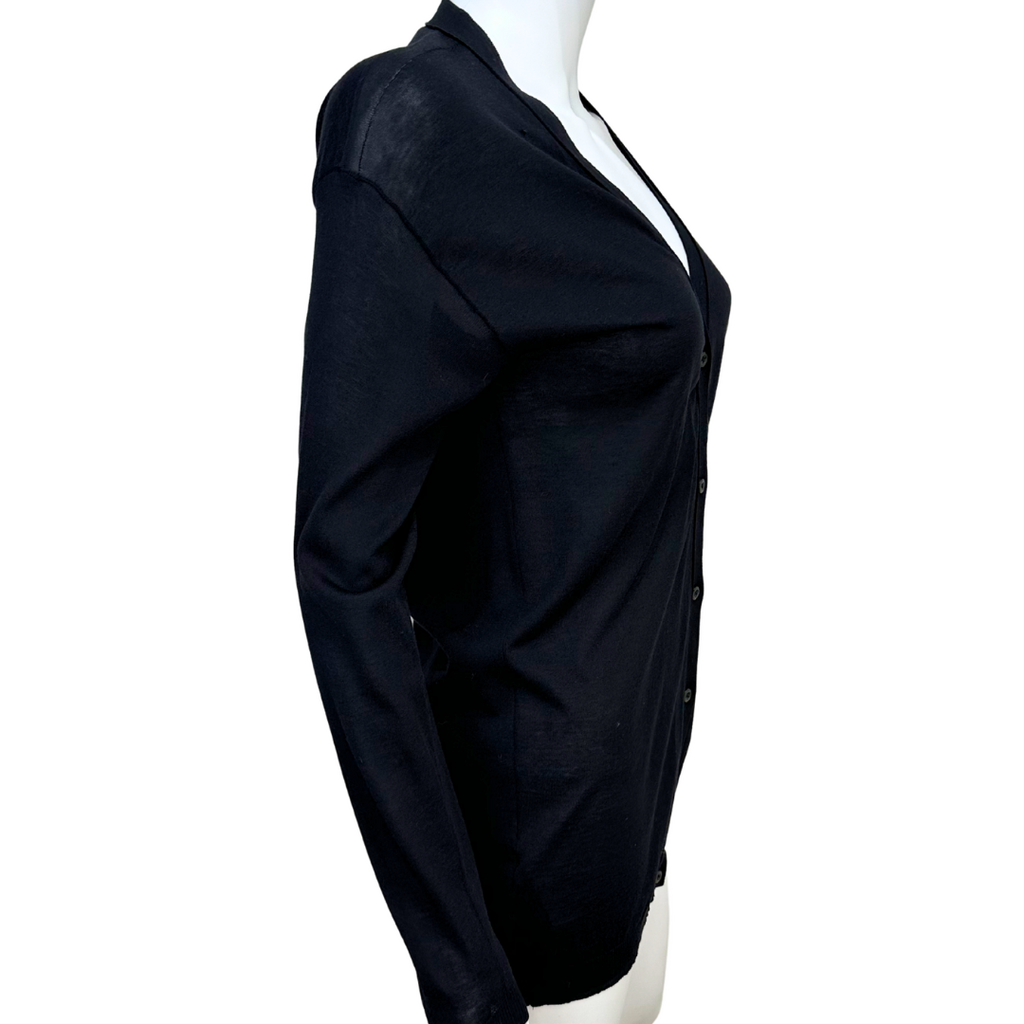 2013 Cotton/Silk Knit Cardigan (As Is: Small Hole Mend Front Right), 40