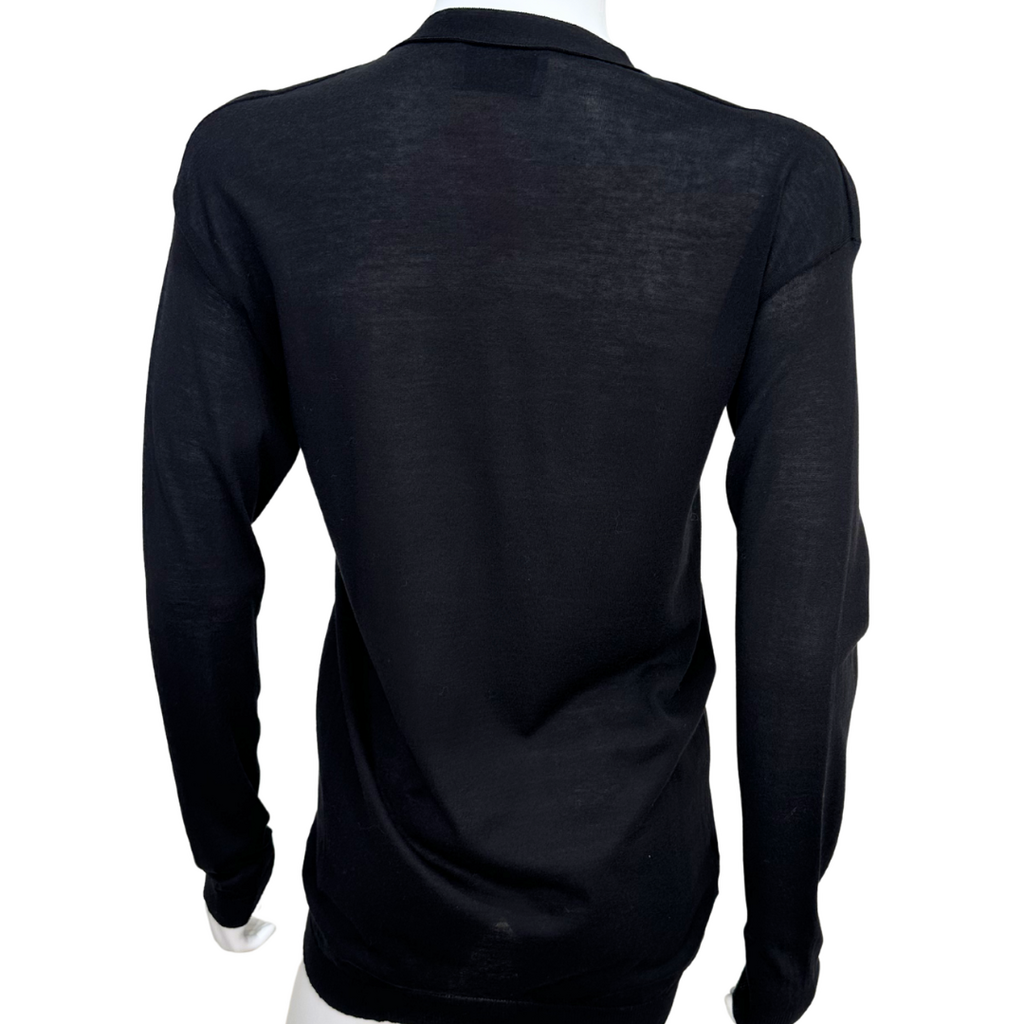 2013 Cotton/Silk Knit Cardigan (As Is: Small Hole Mend Front Right), 40