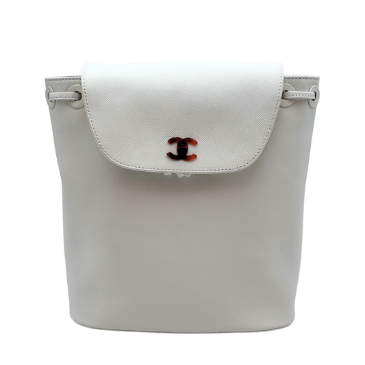 Chanel White Backpack