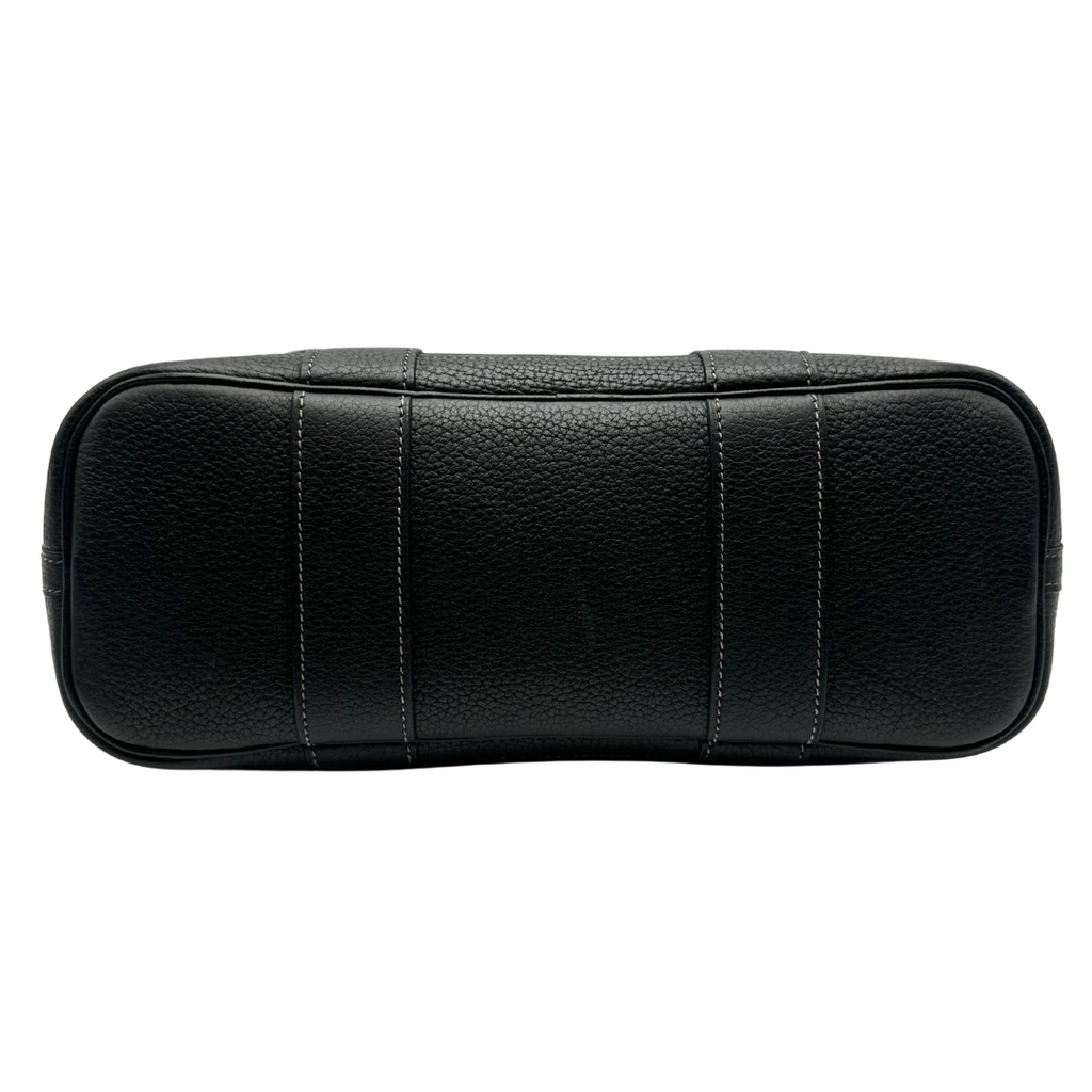 Hermès Black & Grey Garden Party Zipped Tote