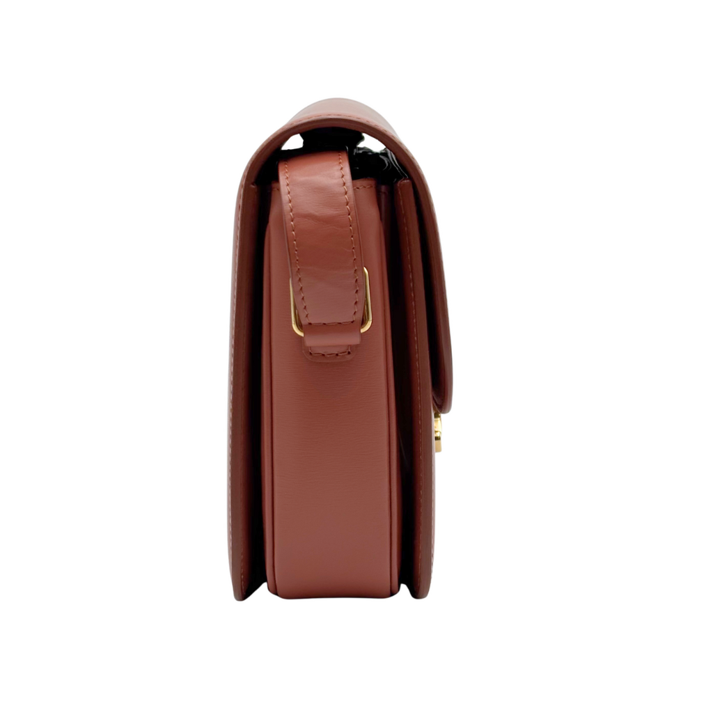 Celine Terracotta Medium Triomphe Crossbody