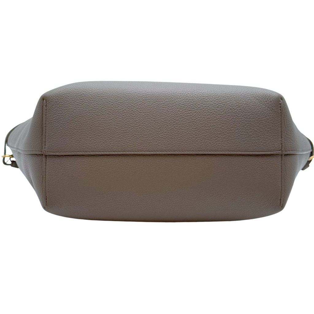 Celine Gray Leather Triomphe Tote