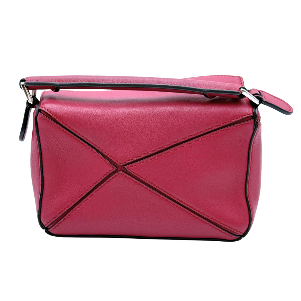 Loewe Small Raspberry Puzzle Bag