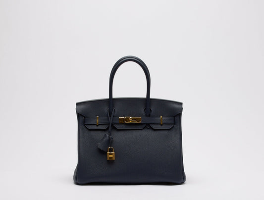 Hermès Birkin Nuit Blue Togo 30CM Gold HW (2024)