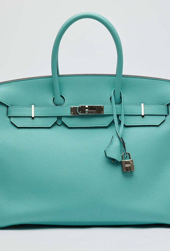 Hermès Birkin Atoll Togo 35CM Palladium HW Year 2015