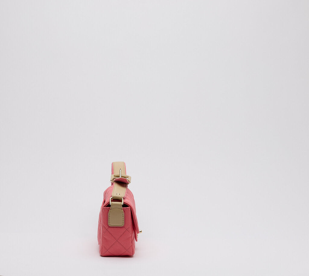 Chanel Caviar Pink Mini Rectangle Flap