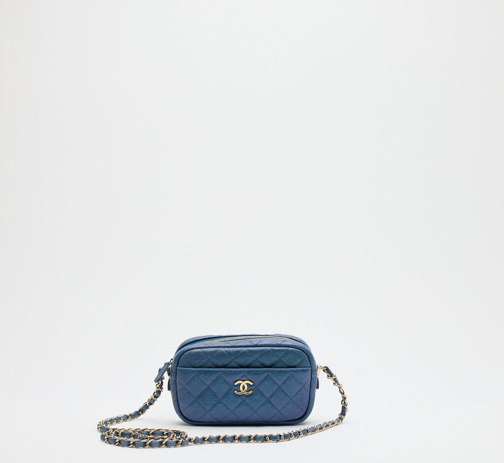 Chanel Indigo Iridescent Pocket Camera Bag (2019)