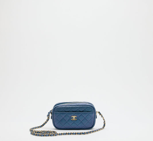 Chanel Indigo Iridescent Pocket Camera Bag (2019)