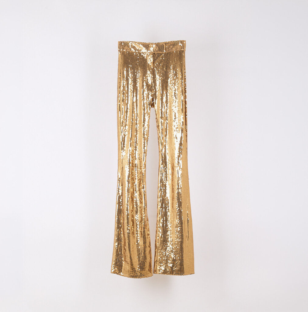Alex Perry Gold Sequin Blazer & Pant Set
