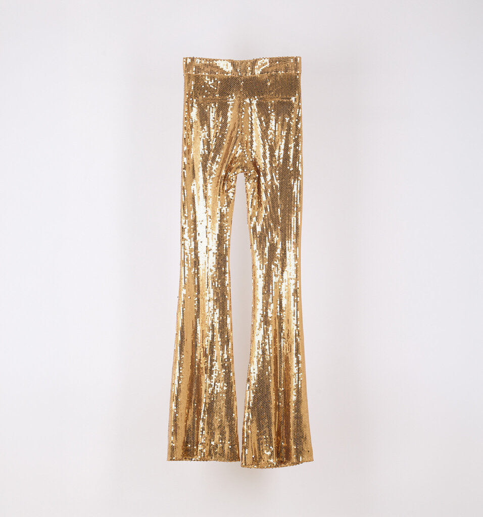 Alex Perry Gold Sequin Blazer & Pant Set