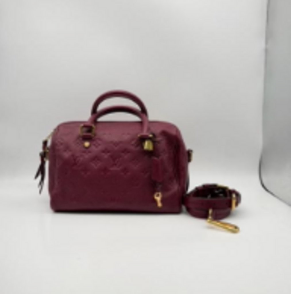 Burgundy Empriente Speedy Bag