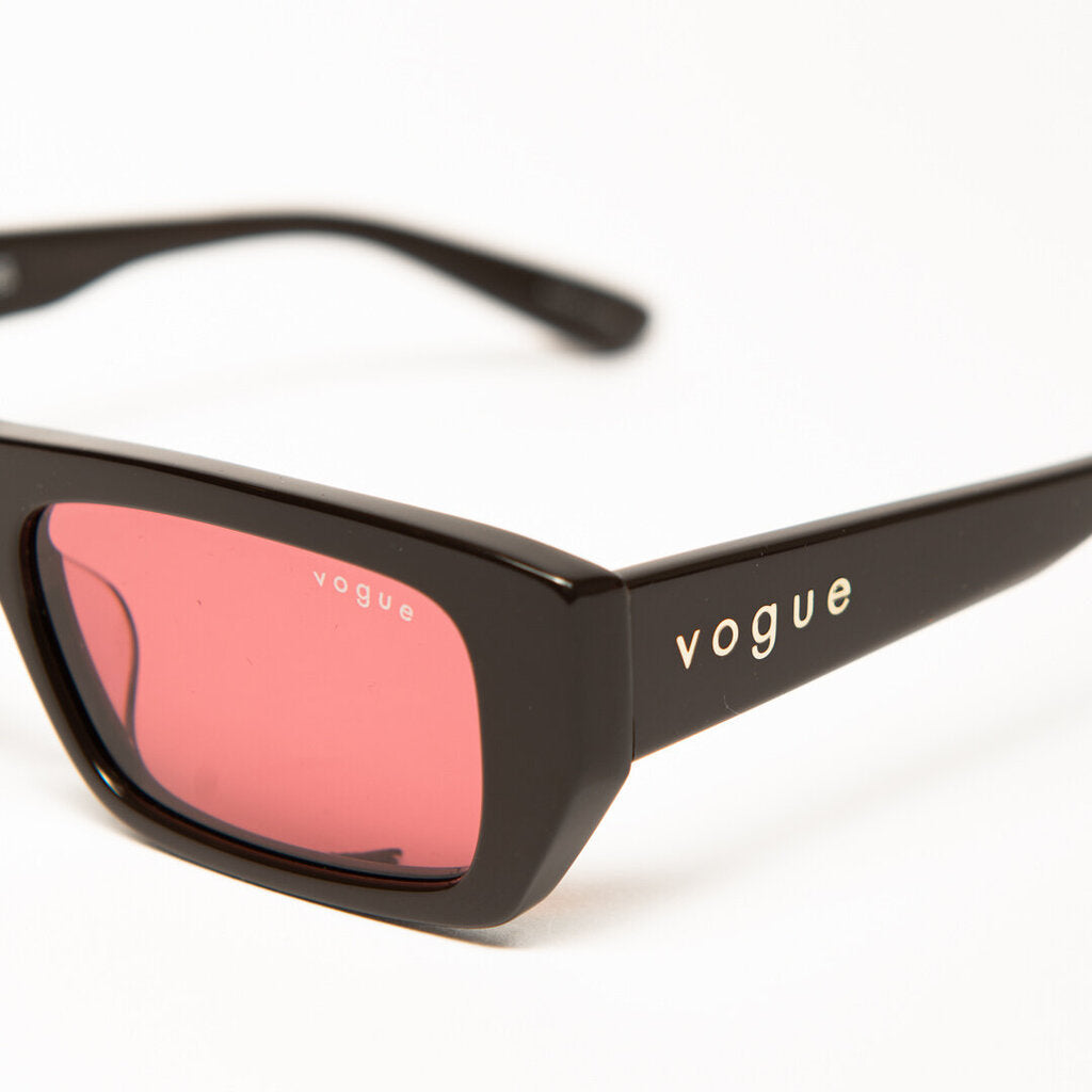 Vogue Brown Rectangle Sunglasses