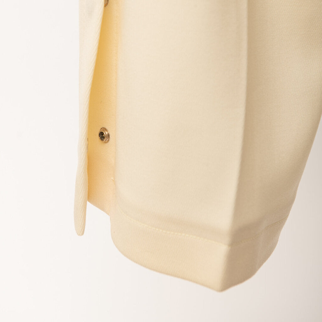 Jill Sander Cream Wool Wide Leg Trousers