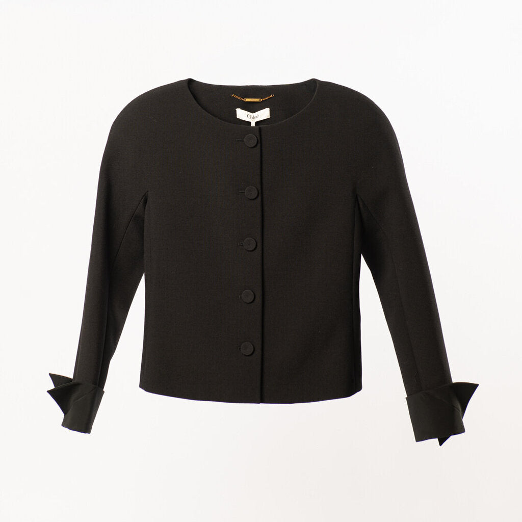 Chloe 2026 Runway Black Wool Jacket