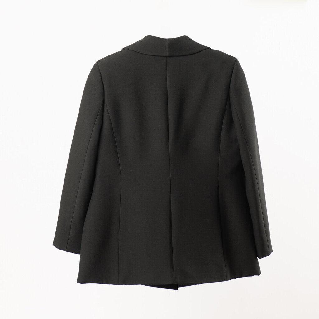 Christian Dior Black Wool & Silk Bar Jacket