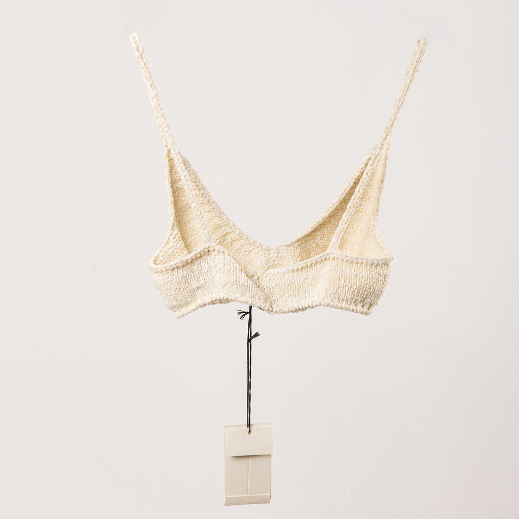 Bottega Veneta Cream Cotton & Poly Bralette
