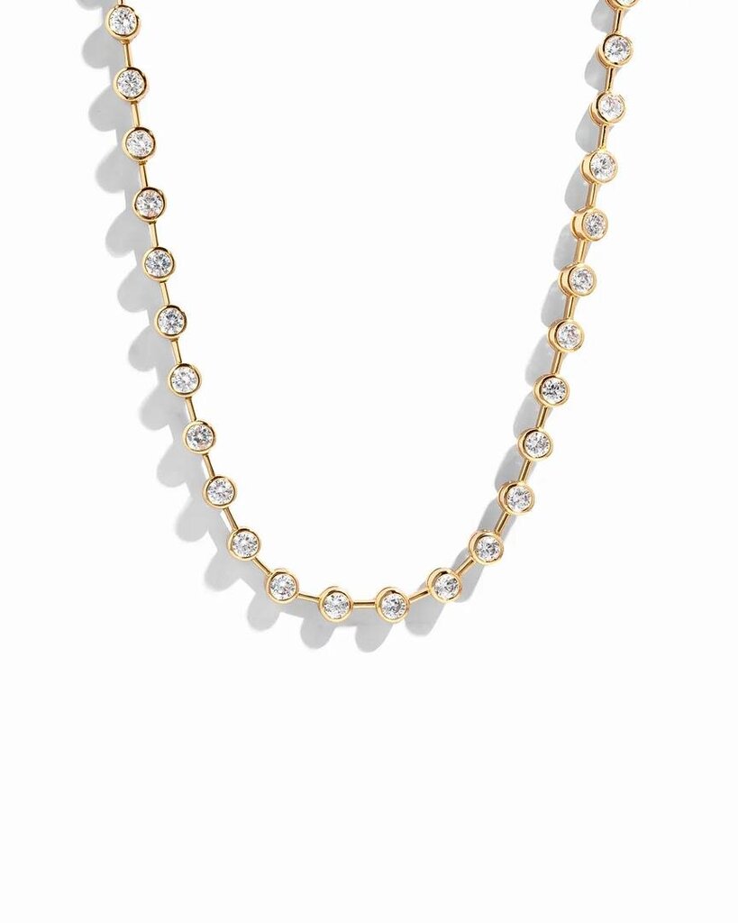 Icon Tennis Necklace-yg (Jetsy)