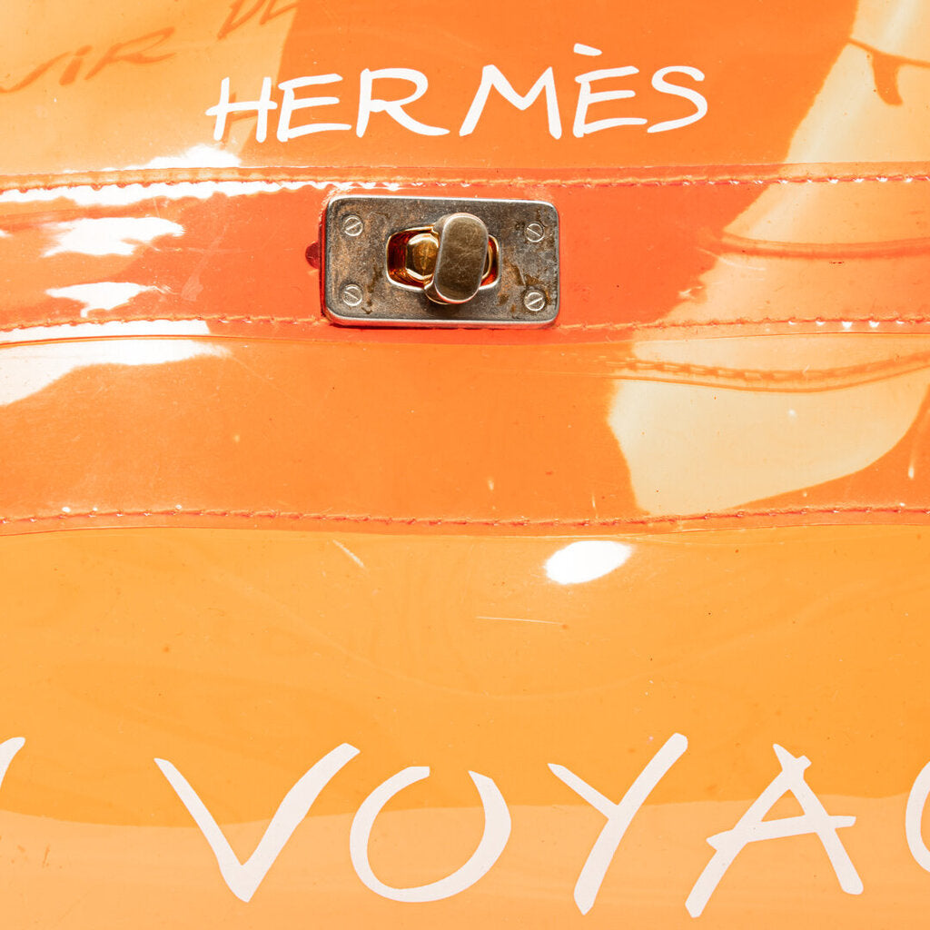 Hermes Vinyl Kelly Orange